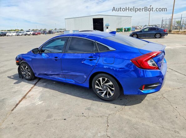 2HGFC2F73HH513558 2017 HONDA CIVIC Blue Rear left