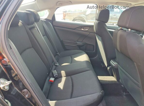 2HGFC2F73HH531249 2017 HONDA CIVIC Black Вид задніх сидінь