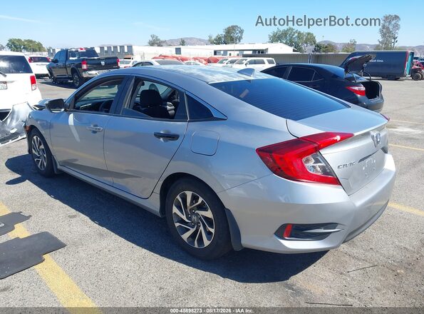 2HGFC2F73JH515297 2018 HONDA CIVIC Silver Հետևի ձախ
