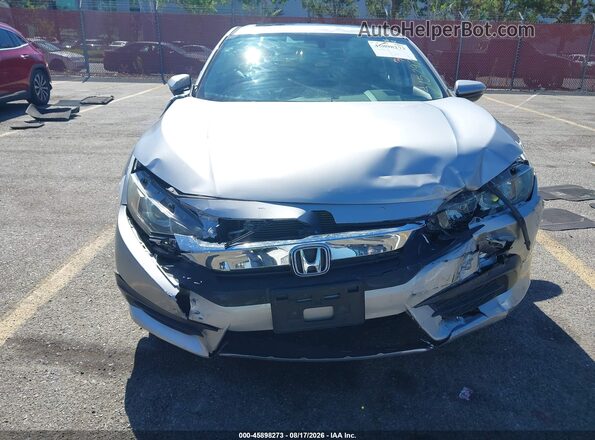 2HGFC2F73JH515297 2018 HONDA CIVIC Silver Սալոնի հետևի տեսք