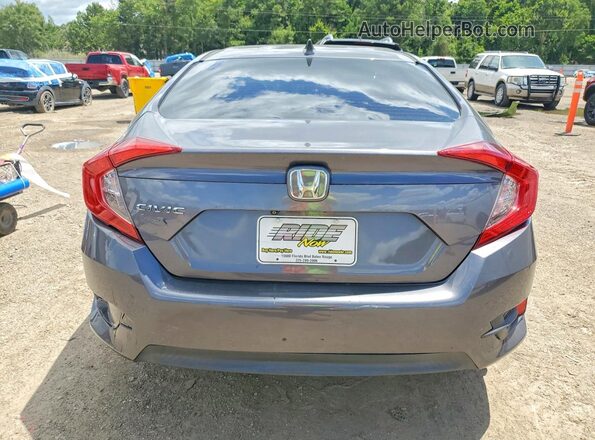 2HGFC2F73JH578304 2018 HONDA CIVIC Gray უკანა ხედი