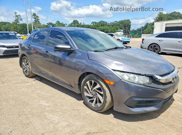 2HGFC2F73JH578304 2018 HONDA CIVIC Gray წინა მარჯვენა