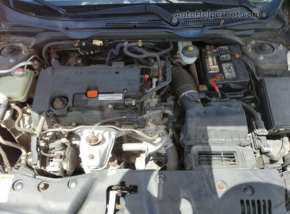 2HGFC2F73JH578304 2018 HONDA CIVIC Gray უკანა სალონის ხედი