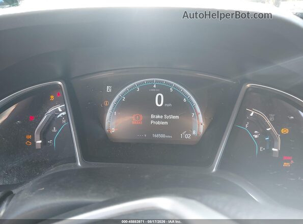 2HGFC2F73JH596768 2018 HONDA CIVIC Blue Vista de los asientos traseros
