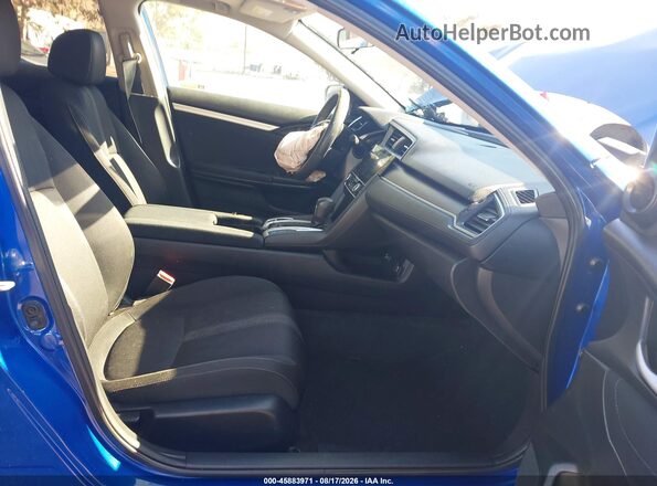 2HGFC2F73JH596768 2018 HONDA CIVIC Blue Vista interior delantera
