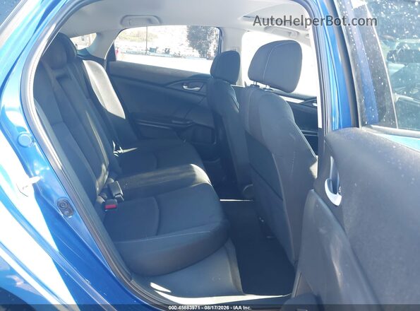 2HGFC2F73JH596768 2018 HONDA CIVIC Blue Vista de la etiqueta del VIN