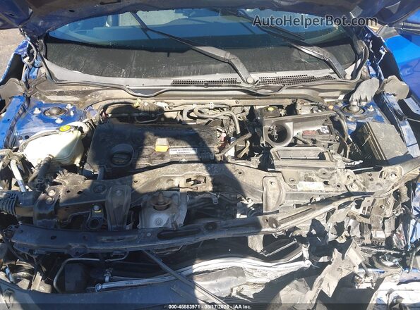2HGFC2F73JH596768 2018 HONDA CIVIC Blue Vista trasera