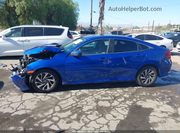 2HGFC2F73JH596768 2018 HONDA CIVIC Blue Vista interior de 360 grados