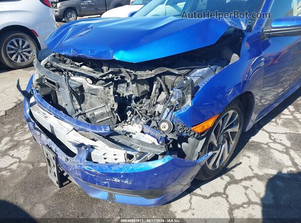 2HGFC2F73JH596768 2018 HONDA CIVIC Blue Vista frontal