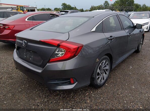 2HGFC2F74GH518363 2016 HONDA CIVIC Gray Հետևի աջ