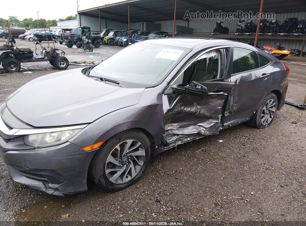 2HGFC2F74GH518363 2016 HONDA CIVIC Gray Դիմացի տեսք
