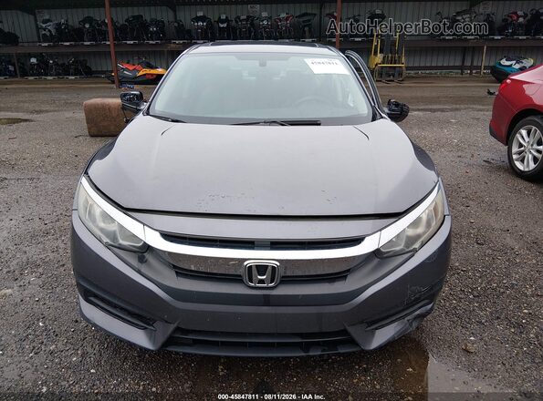 2HGFC2F74GH518363 2016 HONDA CIVIC Gray Սարքավորումների վահանակի տեսք