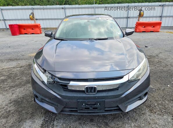 2HGFC2F74GH519142 2016 HONDA CIVIC Серый Вид щитка приборов