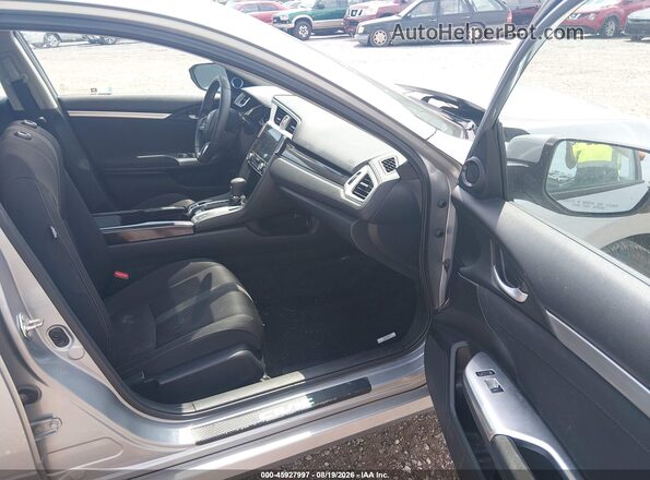 2HGFC2F74GH577221 2016 HONDA CIVIC Gray Widok wnętrza z przodu