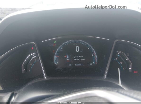 2HGFC2F74GH577221 2016 HONDA CIVIC Gray Widok tylnych siedzeń