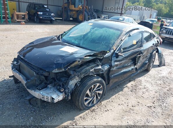 2HGFC2F74HH543667 2017 HONDA CIVIC Черный Вид спереди