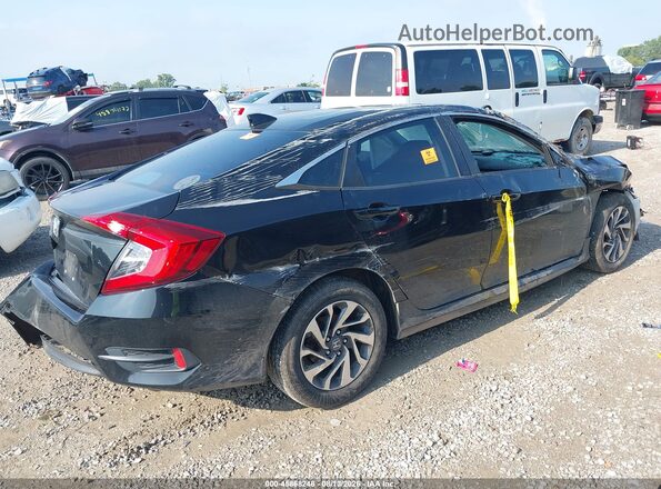 2HGFC2F74HH543667 2017 HONDA CIVIC Черный Задняя правая четверть