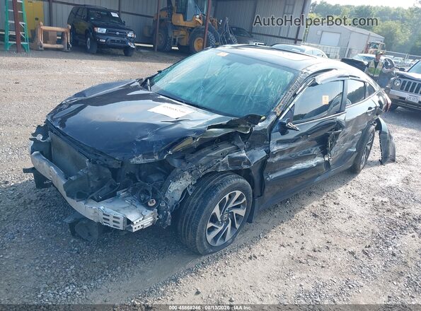 2HGFC2F74HH543667 2017 HONDA CIVIC Черный Передняя левая четверть