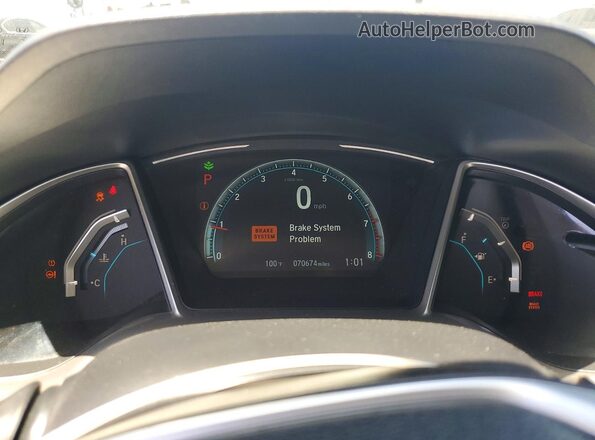 2HGFC2F74HH547170 2017 HONDA CIVIC White Սարքավորումների վահանակի տեսք