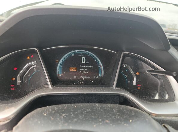 2HGFC2F74HH574109 2017 HONDA CIVIC White Вид щитка приладів
