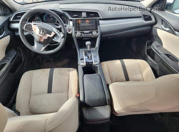 2HGFC2F74HH574109 2017 HONDA CIVIC White Вид панелі приладів