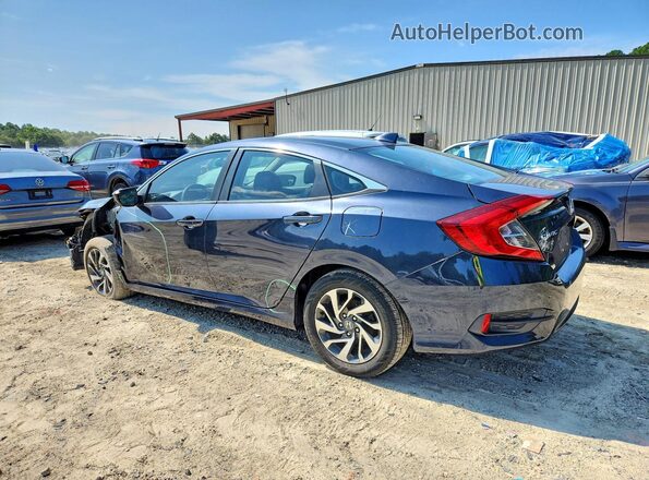 2HGFC2F74HH577530 2017 HONDA CIVIC Blue უკანა მარცხენა