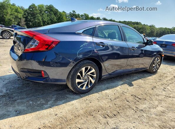 2HGFC2F74HH577530 2017 HONDA CIVIC Blue უკანა მარჯვენა