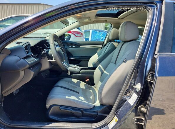 2HGFC2F74HH577530 2017 HONDA CIVIC Blue წინა სალონის ხედი