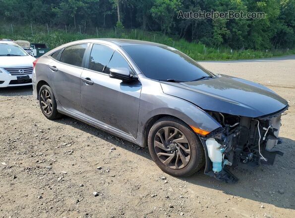 2HGFC2F74JH515891 2018 HONDA CIVIC Gray Front right