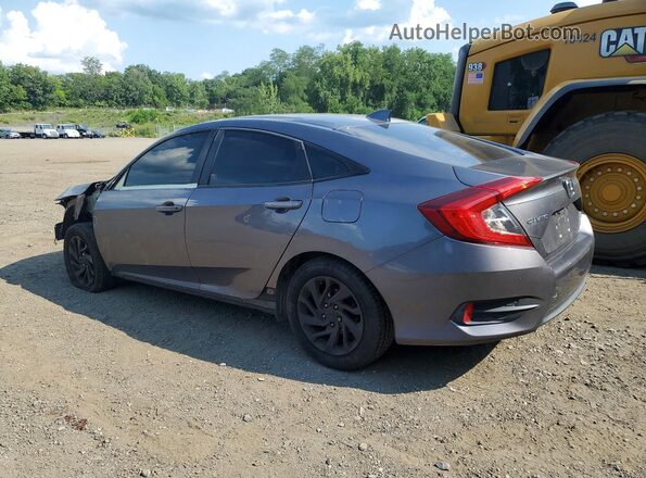 2HGFC2F74JH515891 2018 HONDA CIVIC Gray Rear left