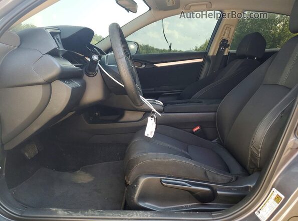 2HGFC2F74JH515891 2018 HONDA CIVIC Gray Front interior view