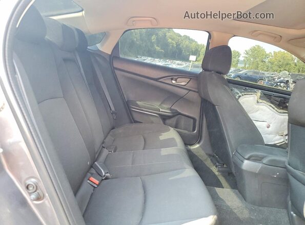 2HGFC2F74JH515891 2018 HONDA CIVIC Gray Rear seats view