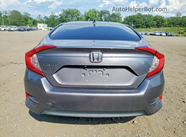 2HGFC2F74JH515891 2018 HONDA CIVIC Gray Rear view