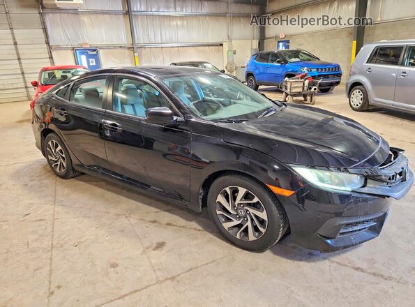 2HGFC2F74JH548986 2018 HONDA CIVIC Black წინა მარჯვენა