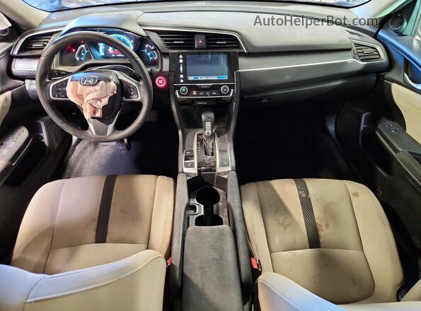 2HGFC2F74JH548986 2018 HONDA CIVIC Black წინა პანელის ხედი