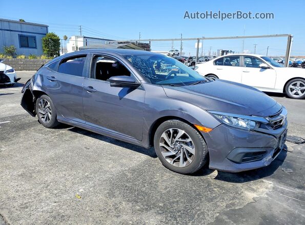 2HGFC2F74JH550060 2018 HONDA CIVIC Gray Առջևի աջ