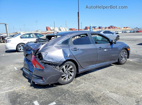 2HGFC2F74JH550060 2018 HONDA CIVIC Gray Հետևի աջ