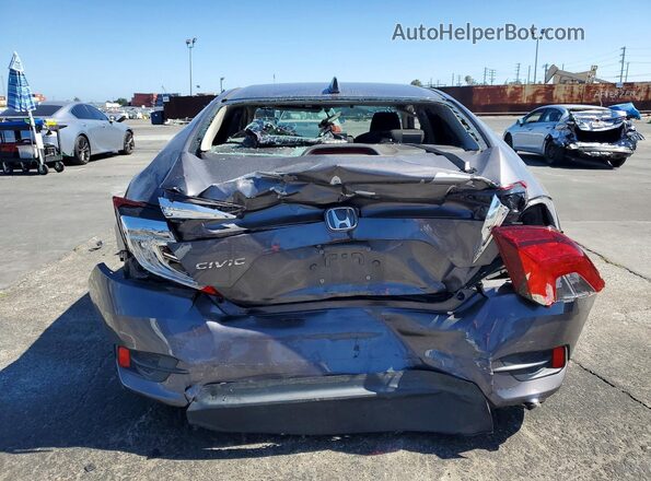 2HGFC2F74JH550060 2018 HONDA CIVIC Gray Հետևի տեսք