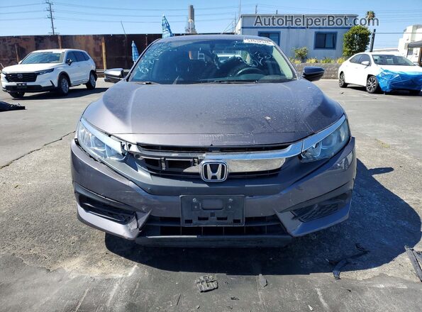 2HGFC2F74JH550060 2018 HONDA CIVIC Gray Դիմացի տեսք