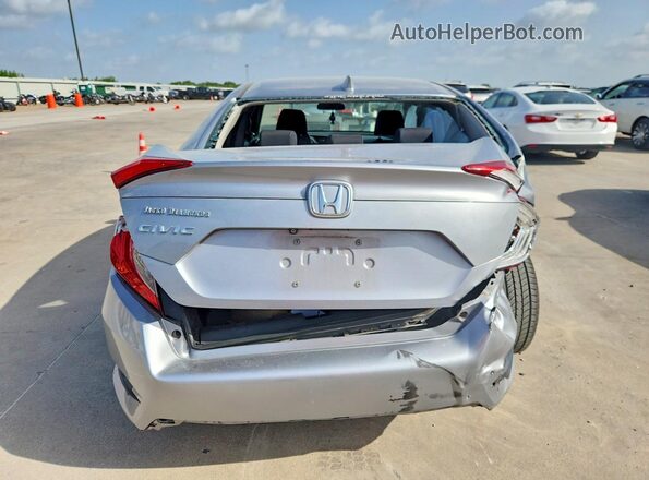 2HGFC2F74JH605011 2018 HONDA CIVIC Silver უკანა ხედი