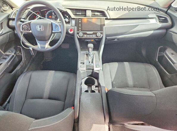 2HGFC2F74JH605011 2018 HONDA CIVIC Silver წინა პანელის ხედი
