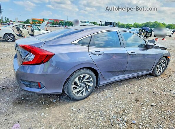 2HGFC2F75GH507324 2016 HONDA CIVIC Gray Հետևի աջ