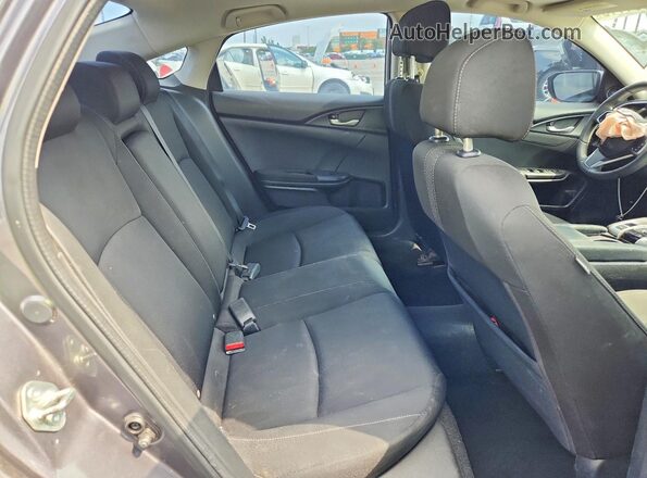 2HGFC2F75GH507324 2016 HONDA CIVIC Gray Հետևի նստատեղերի տեսք