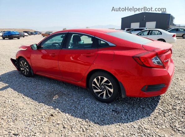 2HGFC2F75GH567023 2016 HONDA CIVIC Red Trasero izquierdo