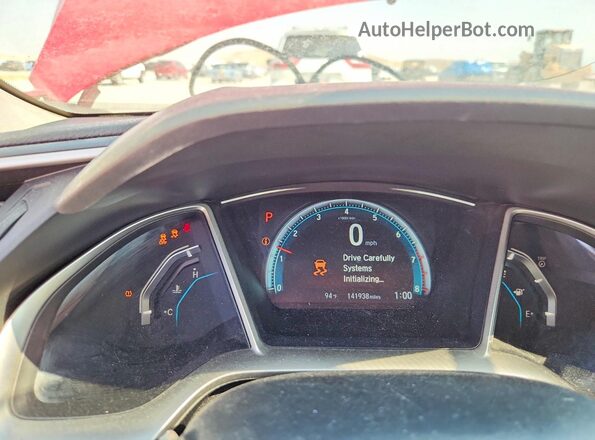 2HGFC2F75GH567023 2016 HONDA CIVIC Red Vista del cuadro de instrumentos