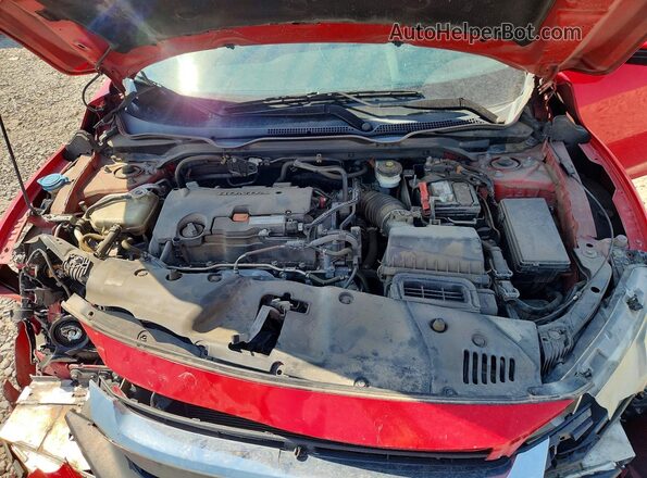 2HGFC2F75GH567023 2016 HONDA CIVIC Red Vista interior trasera