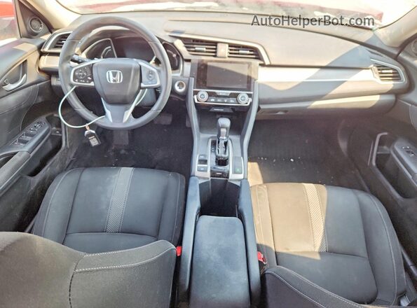 2HGFC2F75GH567023 2016 HONDA CIVIC Red Vista del salpicadero