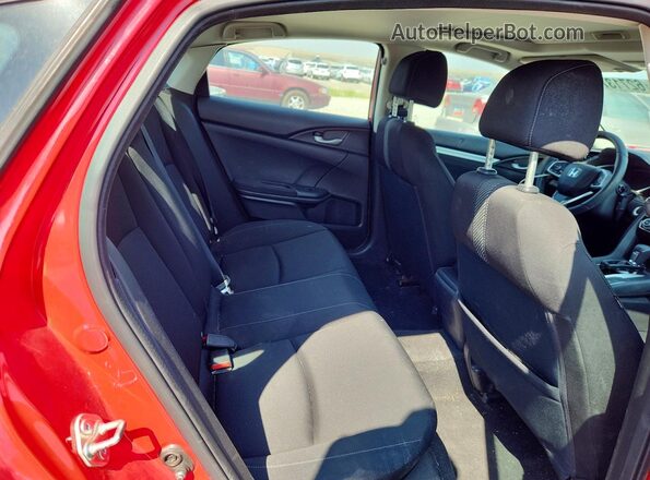 2HGFC2F75GH567023 2016 HONDA CIVIC Red Vista de los asientos traseros