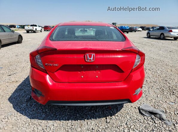 2HGFC2F75GH567023 2016 HONDA CIVIC Red Vista trasera