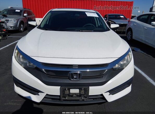 2HGFC2F75GH577552 2016 HONDA CIVIC White Вид щитка приладів